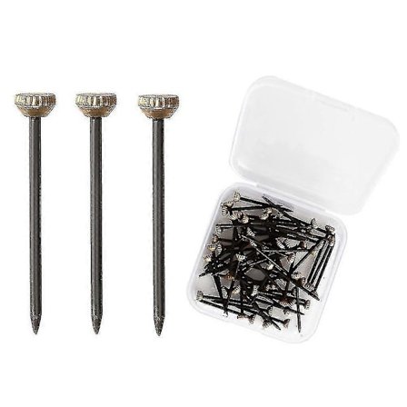 150 stk. sorte kobber søm, billedesøm, hængesøm