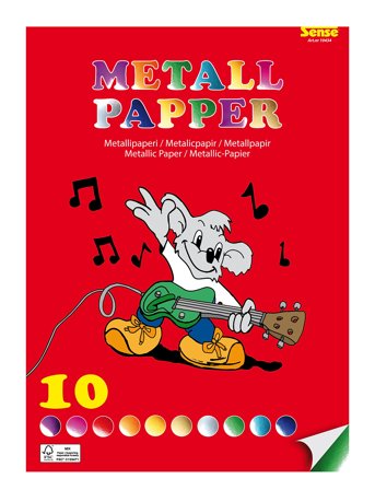 Sense Metalliskt Papper Fsc A4 Multi/patterned