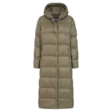 Lazy Jacks Dam/Dam Lång Puffer Jacka 20 UK Khaki