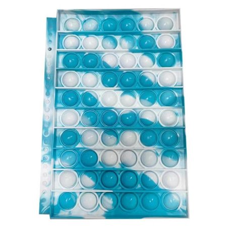 Push Bubble Anteckningsbok Mjukt Silikonskal Dekompressionsprotokoll Extruderingsbubbelbok