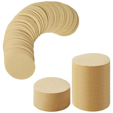 500 Pientä Kahvisuodatinpaperia Pyöreä Kahvinkeittimen Suodatinpaperi Kertakäyttöiset Kahvi- ja Teesuodattimet