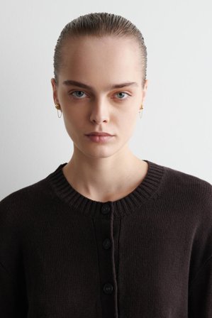 COS Women's Pebble Chain Earrings in Gold-coloured