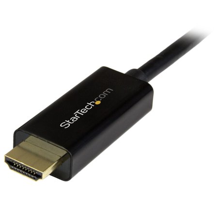StarTech 6.5 ft / 2m DisplayPort to HDMI converter cable - 4K (DP2HDMM2MB) - adapterkabel - DisplayPort / HDMI - 2 m