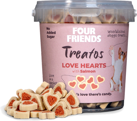 Four Friends Treatos Love Hearts 500 g