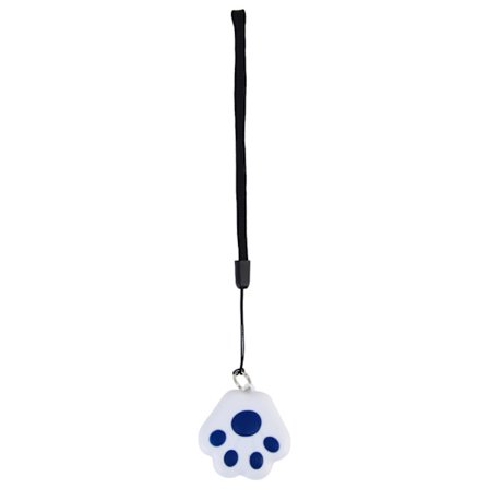 Hunde Pote Form Trådløs Smart Nøkkel Finner Anti Tapt Alarm Sensor Kompakt Bærbar Design Blå