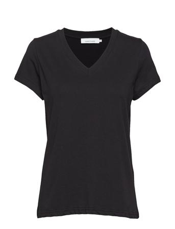 Solly V-N T-Shirt 205 T-shirt Top Sort Samsøe Samsøe