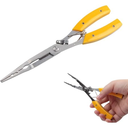 1 stk. lange næbbede fiske tang, rustfrit stål fiskeri