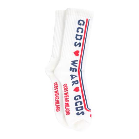 Gcds Socks , Wit , Heren , Maat: ONE Size Sokken
