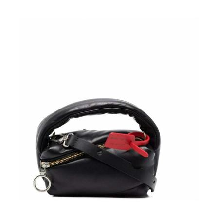 Off White, Pump Pouch Zwart, Dames, Maat:ONE Size,voering
