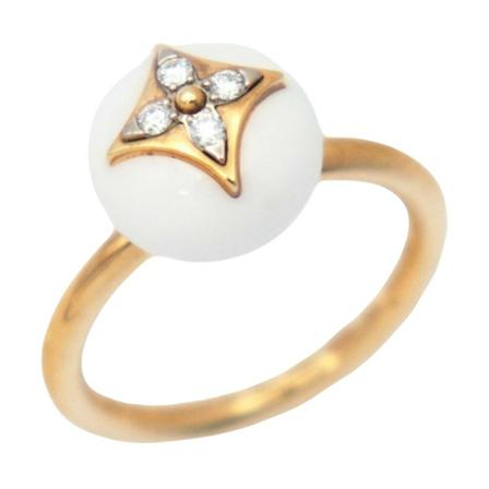 Louis Vuitton Vintage, Rings Geel, Dames, Maat:ONE Size