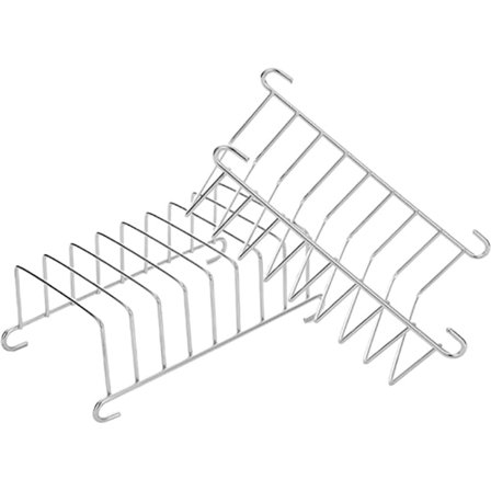Toaststativ i rustfrit stål - 2 stk. toaststativer kompatible med brødrister, 8 slots toast holder sølv - tilbehør kompatible med brødrister (15