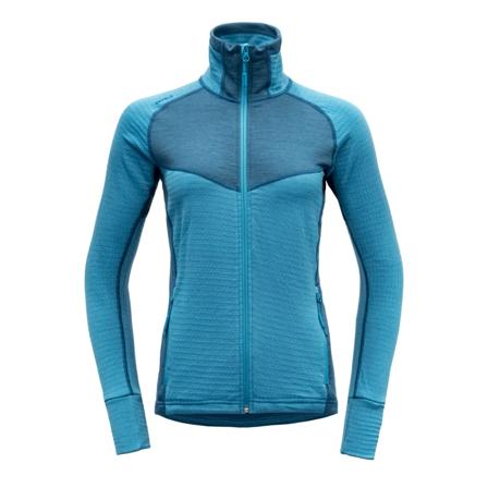 Devold Egga Woman Jacket Women Mid layer tops Blue L