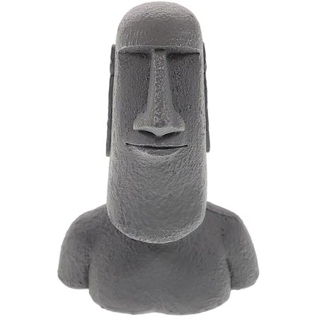 Letvægts Påskeøen Moai Skulptur Dekorativ Resin Livagtig Figur Desktop Figurindretning