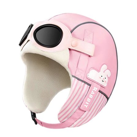 Vinterhue til drenge og piger med fuld øredækning, tykt fleecefor, slidstærkt design til koldt vejr, maskinvaskbar, Vital Orange