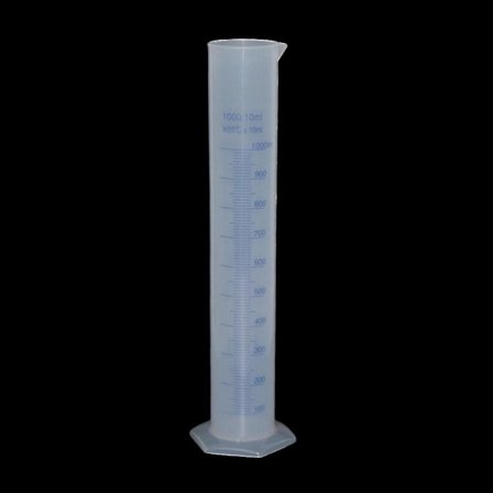 1000 ml Graderad Mätcylinder i Plast Labbtillbehör