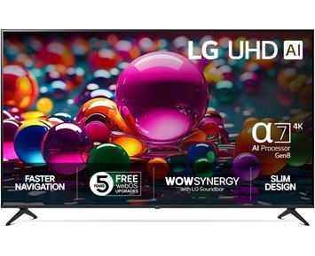LG-75UA75006LA.AEUQ-LG 75" UA75 4K HDR LED Smart TV-Tv-75 tommer og større