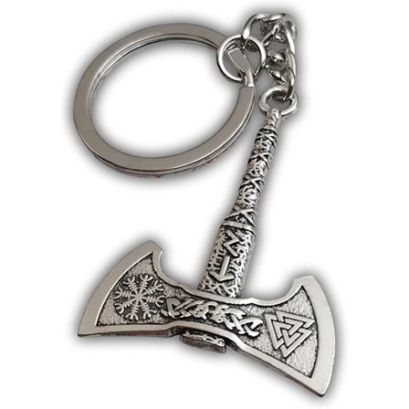 Vikinge og nordisk vintage runeamulet nøglering