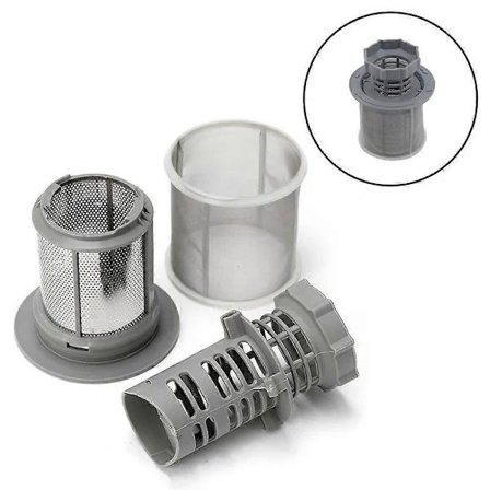 3-pak mikrofilter, afløbsfilter, til opvaskemaskine Bosch BSH Siemens Neff 427903 00427903 Bosch BSH Siemens Neff