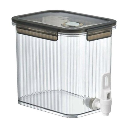 Liten drikkedispenser i plast, kjøleskap drikkedispenser, vanntank, iset melk, limonade 3,5L beholder