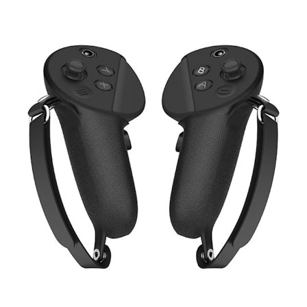 Silikonbeskyttelse Skin Håndtak Grep Etui med Justerbar Stropp For Quest Pro [DB]