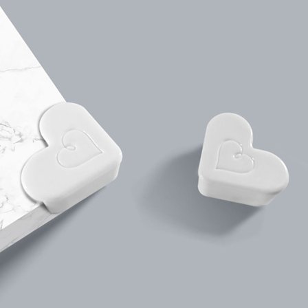 Hjørnebeskyttere Kantbeskyttelse HVID