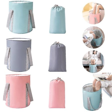 Fotpall Vikbar Fotbadsbalja Multifunktionell Termisk Isolering Fotbadsbalja