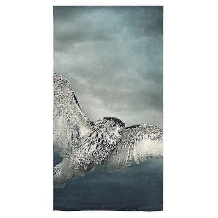 Lentävä pöllö kylpypyyhe, käsipyyhe, suihkupyyhe 75x140 cm