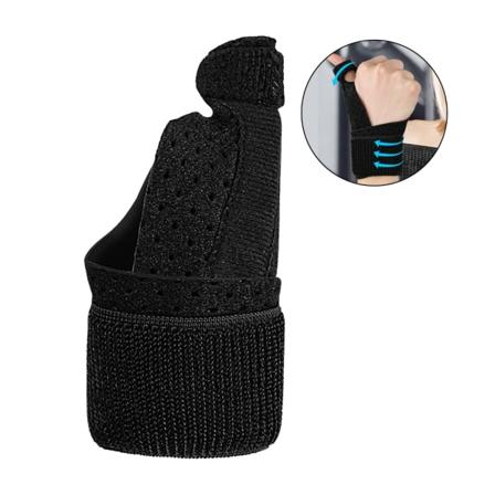 Handleds tumstöd för män och kvinnor, justerbart tumstöd med flexibelt stöd för tummen för obehag i tumhanden Right