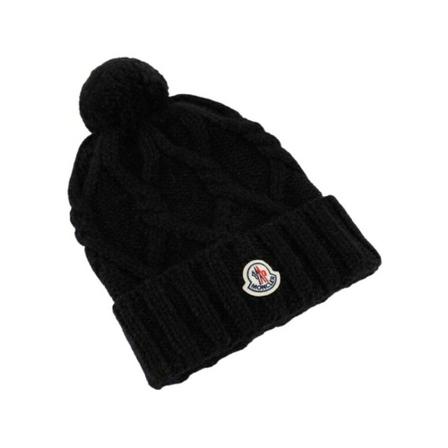Moncler - Mössor - Svart - Herr - Storlek: One Size, Herr, Storlek: ONE SIZE