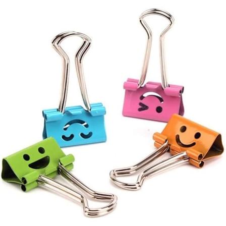 Kontor- og arbeidsbordtilbehør Mappebinderklemme Stor binderklemme Papirbinderklemme Papirfilklemmer Metallpapirklemme 40Pcs