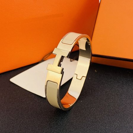 H-Armband, 18K Alfabetlås för Män och Kvinnor, Rostfritt Stål Armband Pararmband, Roséguld och Beige