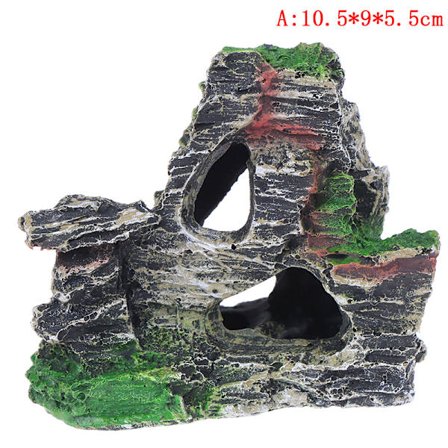 Mountain View Aquarium Rock Cave Tree Bridge Aquarium Ornament