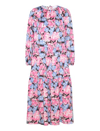 Noella Janelle Long Dress - Pink - XS