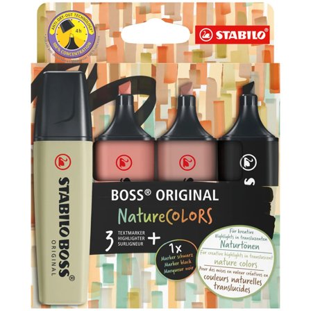 Stabilo Boss Nature Colors Lot de 4 No.1