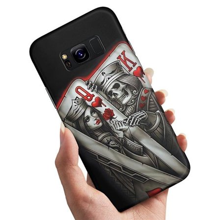 Cover / Mobilcover til Samsung Galaxy S8 Plus - King Queen Kortspil