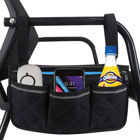 Opbevaringspose til kørestol Black