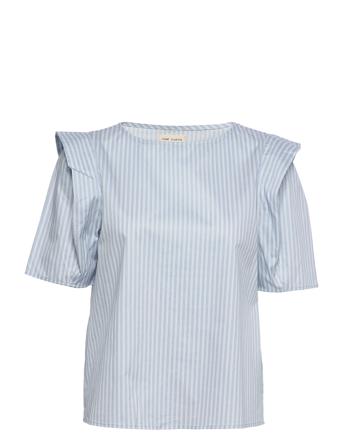 Esginny Ss Blouse Blue Esme Studios