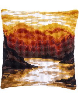 Stickpackung Kissen Berge - Vervaco