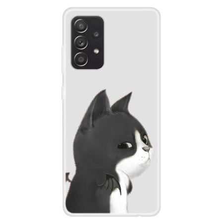 Deco Samsung Galaxy A13 4G skal - Katt Vit