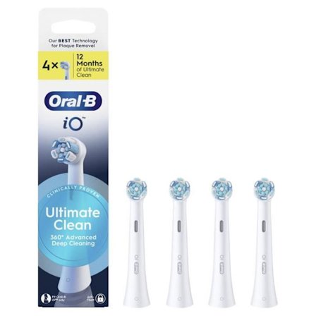 Borstar - ORAL-B - IO refills Ultimate Clean - 4-pack - Vita
