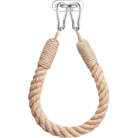 Toalettpappershållare, naturlig handgjord toalettpappershållare med rep, väggmonterad handdukshållare, badhandduksringar