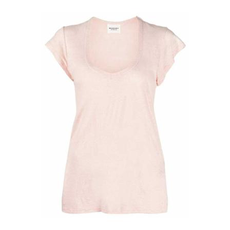 Isabel Marant Étoile, T-Shirts Różowy, Kobieta, Rozmiar: S