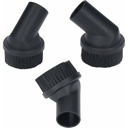 Støvsuger Rund Børste 35mm/1.38in Inner Diameter Rund Støvbørste 3 Pakk