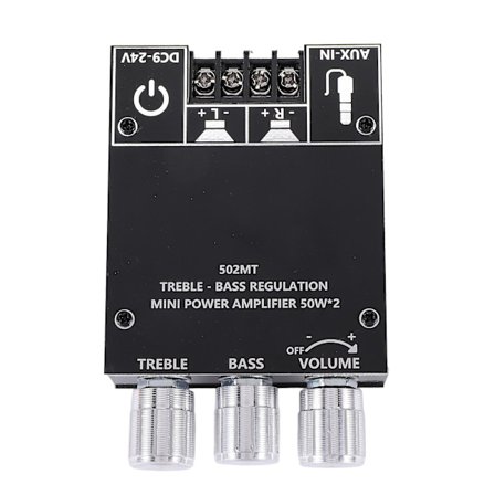 -502mt Bluetooth 5.0 Subwoofer-vahvistinlevy 2.0 kanavainen äänentoisto stereovahvistinlevy 2x50w basso