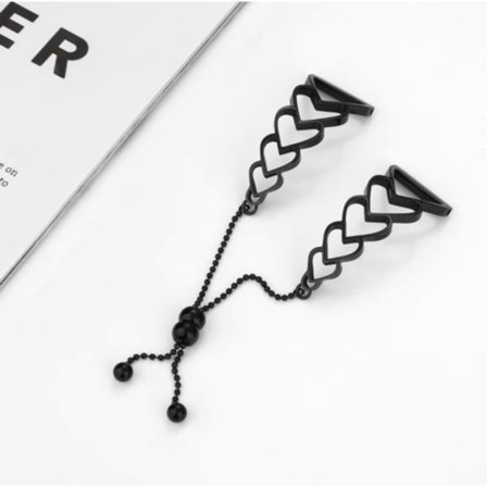 För Garmin Vivoactive 3 20mm Love Armband Metal Watch Band