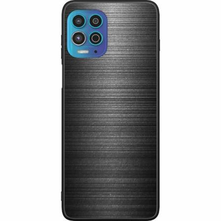 Motorola Moto G100 Svart Skal Brushed Metal