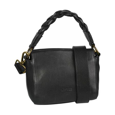 Dwrs label Tas , Zwart , Dames , Maat: ONE Size Handtassen