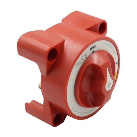 5511E Dubbelkrets Plus Batteri Vridströmbrytare Isolatorer Koppla Från 12V-32V 350 Amp E-Serie för Bil Lastbil Skepp Motorbåt