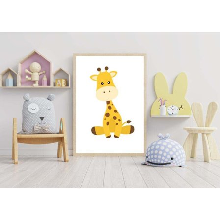 Barnrum Giraffe Affisch 50×70 CM