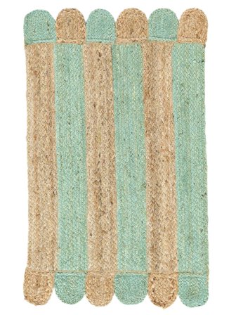 Indoor/Outdoor Rug Small Elba - Green/Beige 80X120 In Modern Style